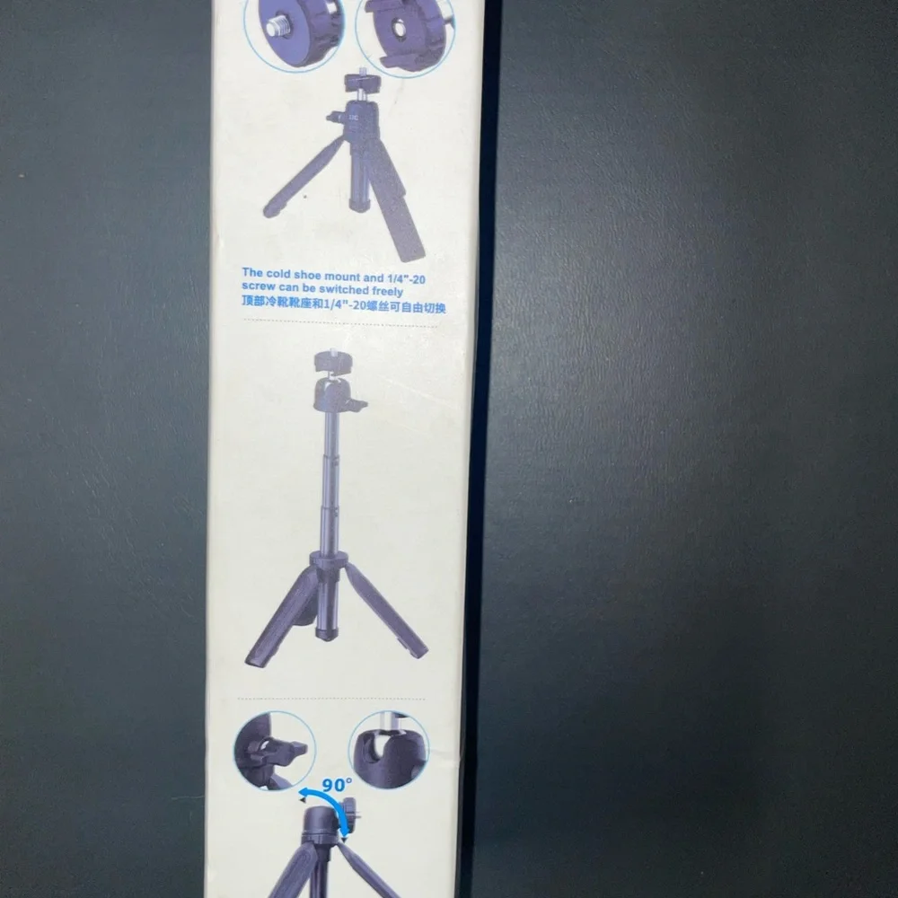 Mini tripod in box